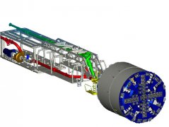 泥水(shuǐ)平衡盾構 隧道掘進機械